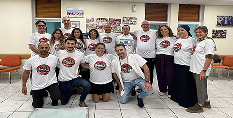 צוות המרכז לרפואת ספורט למען החטופים